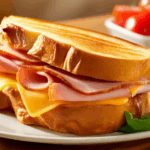 Cheesy Ham & Cheese Grilled Sandwich