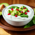 Greek Yogurt Avocado Spinach Salad