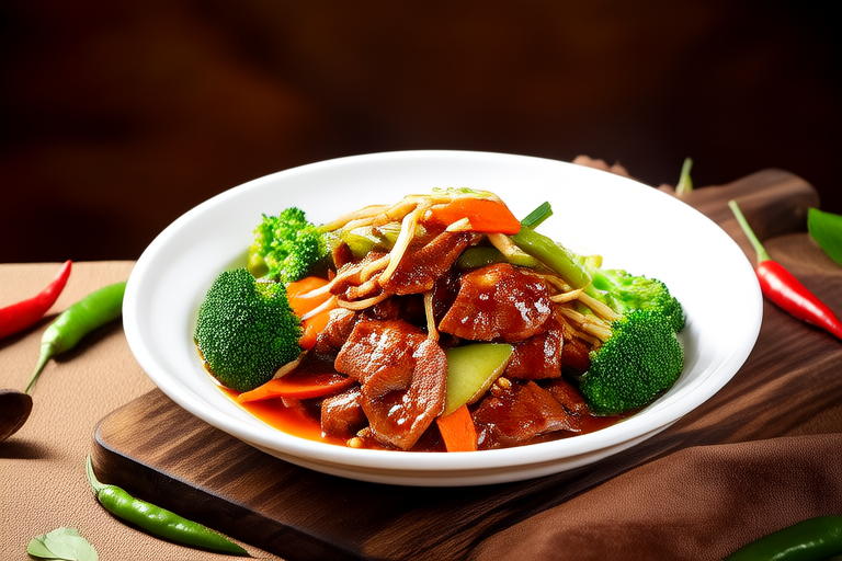 Spicy Stir-Fried Beef with Asian Vegetables