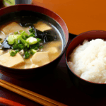Velvety Miso Soup Paired with Savory Rice