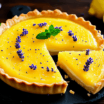 Luscious Lemon Lavender Tart