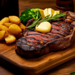 Sizzling Steak with Herb Butter